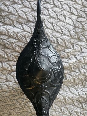 Ornate Black Decorative Aladdian Candle Or Insent Holder Lamp - Vintage Style